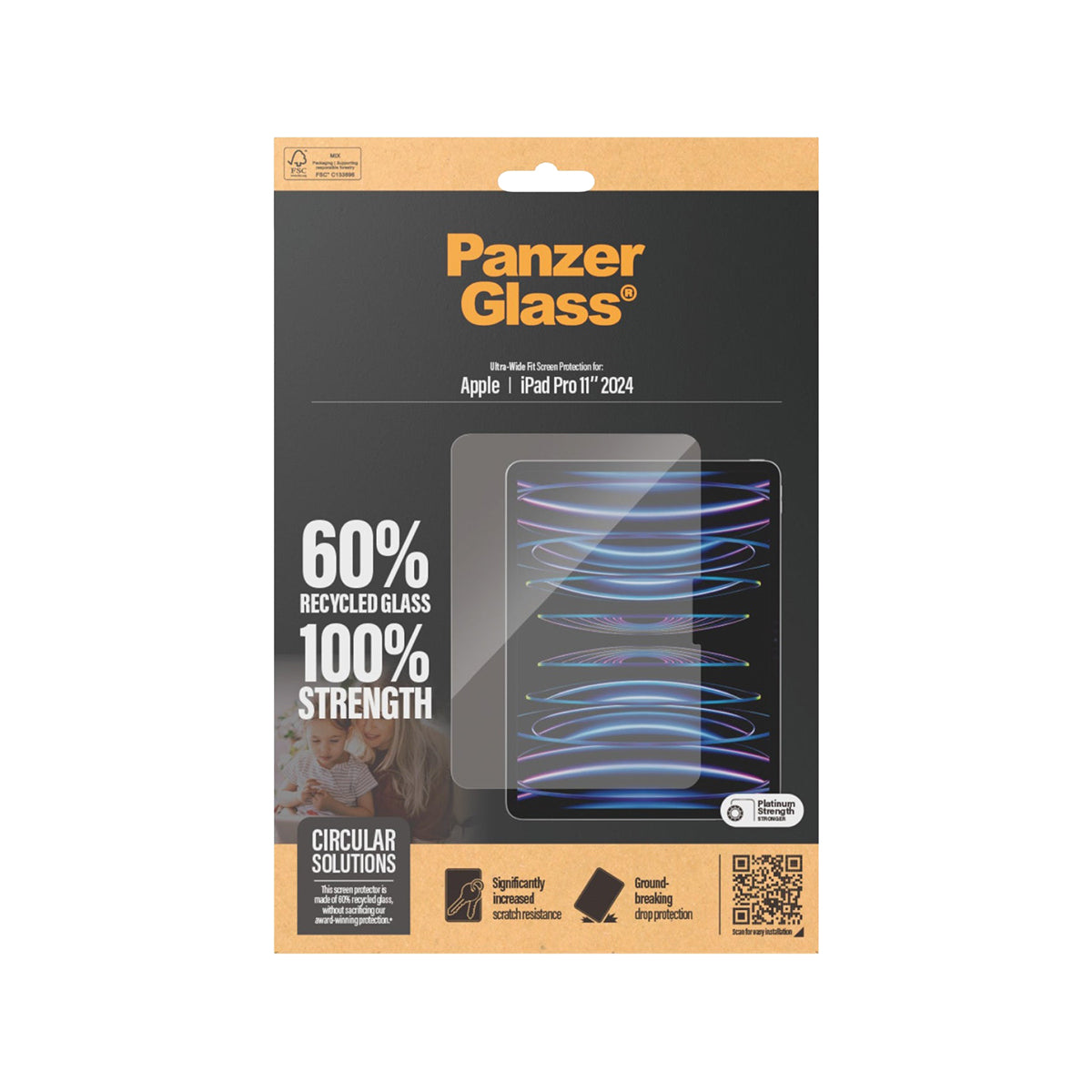 PanzerGlass UltraWide Fit Screen Protector for iPad Pro 11 Gen 5 2024