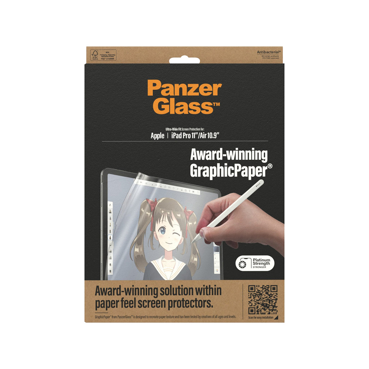 PanzerGlass Graphic Paper Screen Protector for iPad Pro 11 Gen 5 2024