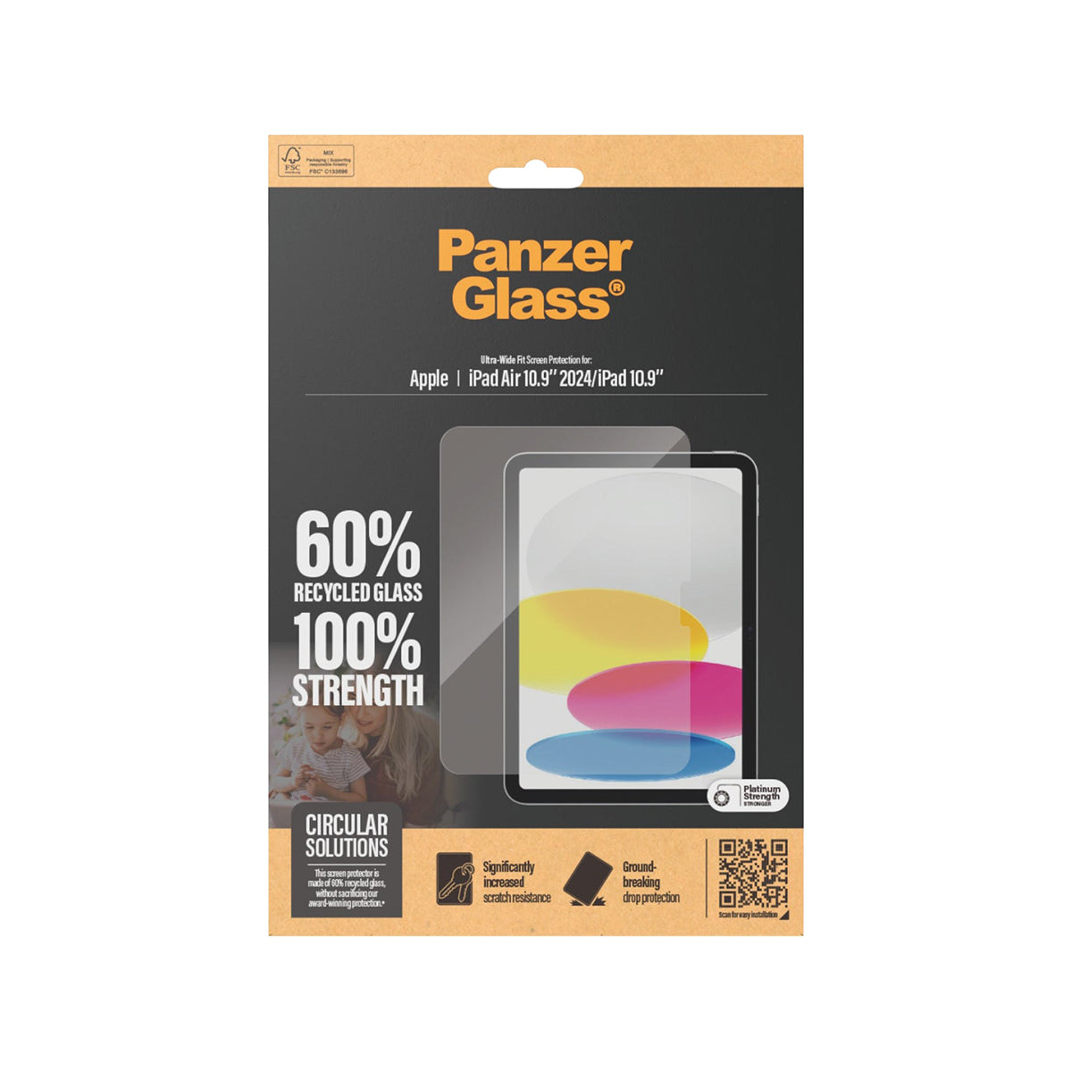 PanzerGlass UltraWide Fit Screen Protector for iPad Air 10.9 Gen 6 2024