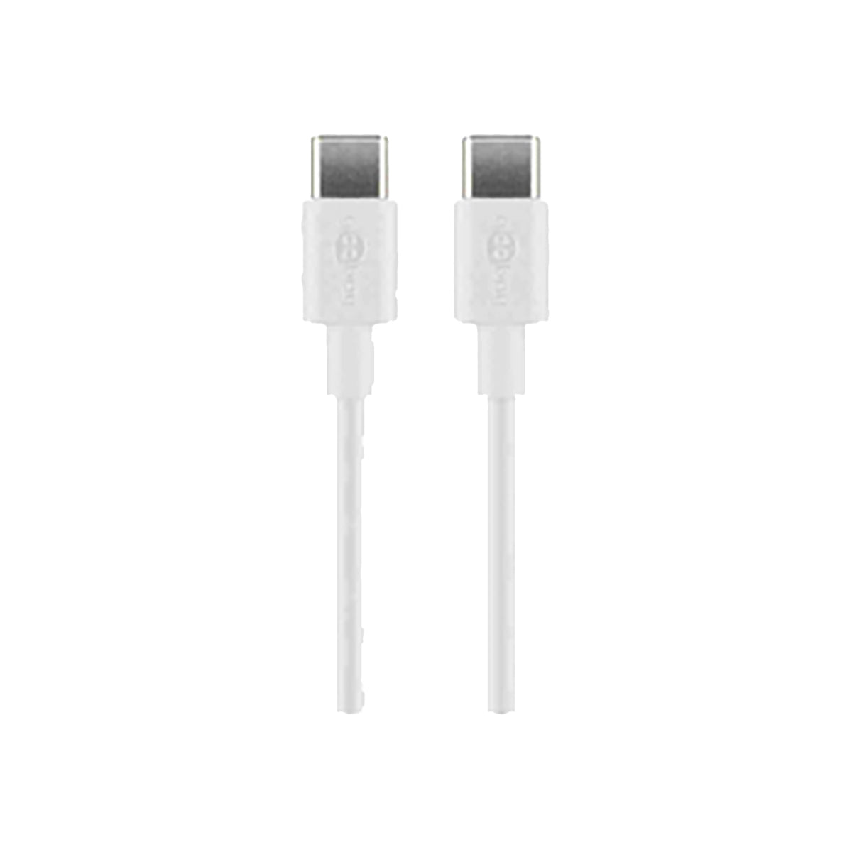 Goobay USB-C to USB-C Cable 1m for Smartphones/Tablets/Laptops - White