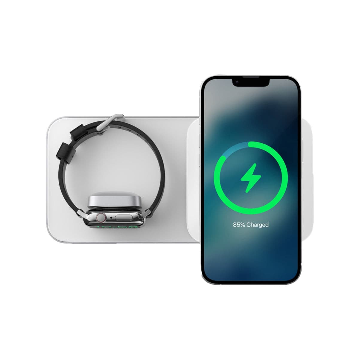 Buy NOMAD Base One Max MagSafe Charger for Apple Watch Silver at