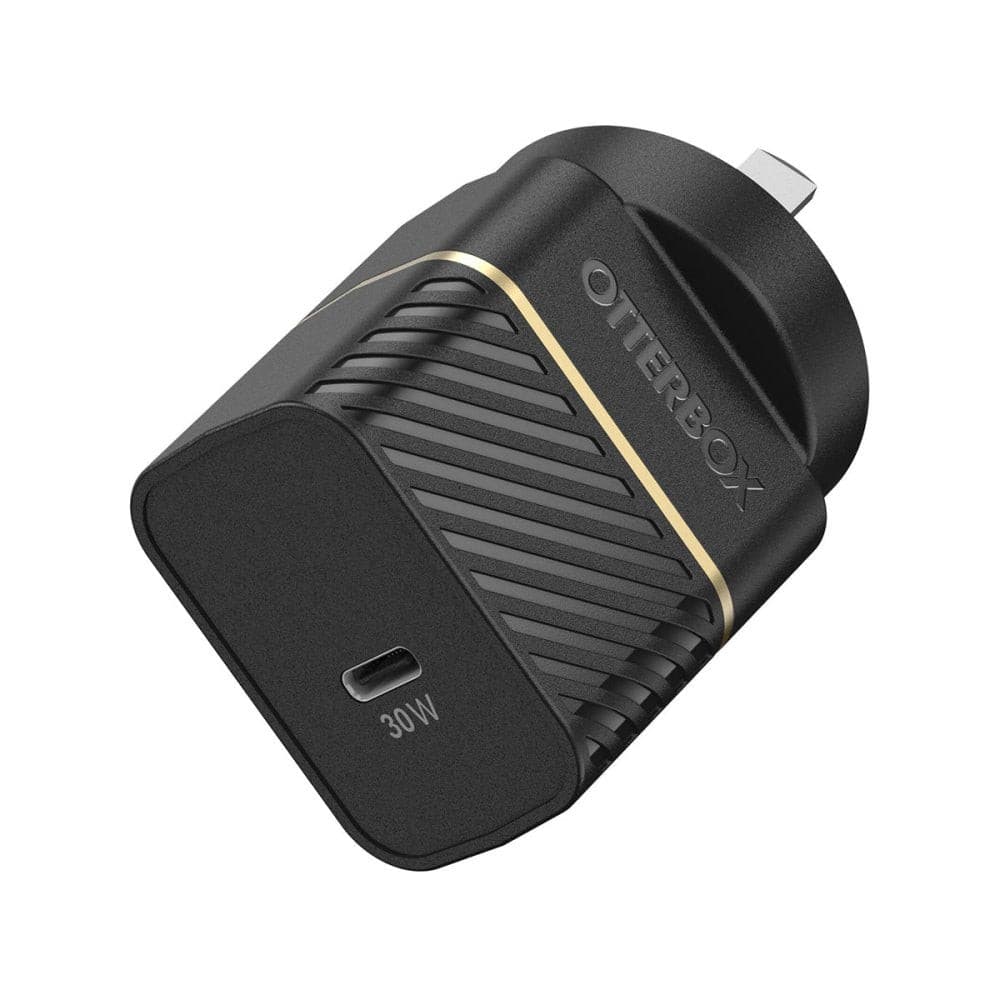 Otterbox USB-C GaN 30W Single Port Wall Charger - Black Shimmer - Wall Charger - Techunion -