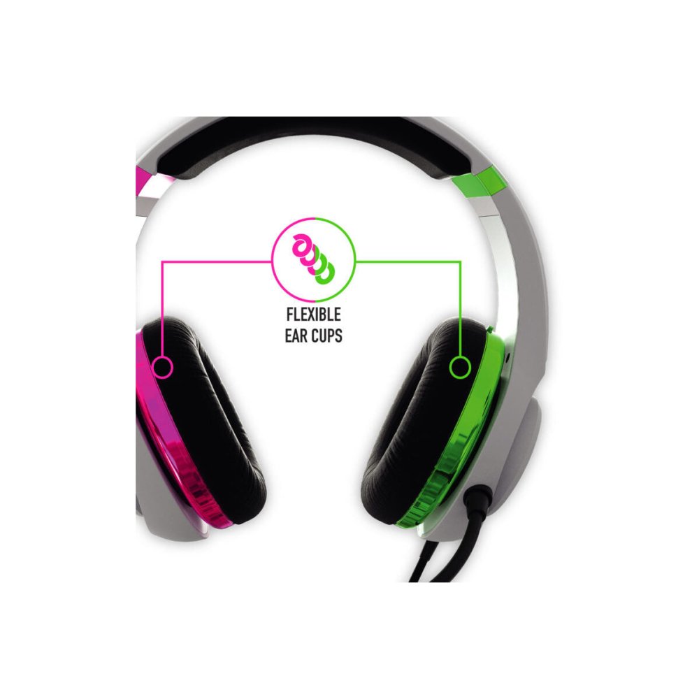 Stealth Multi-Format Wired Gaming Headset (Pink & Green) for PS5, Xbox Series X, PS4, Xbox One, Nintendo Switch and PC - Headset - Techunion -