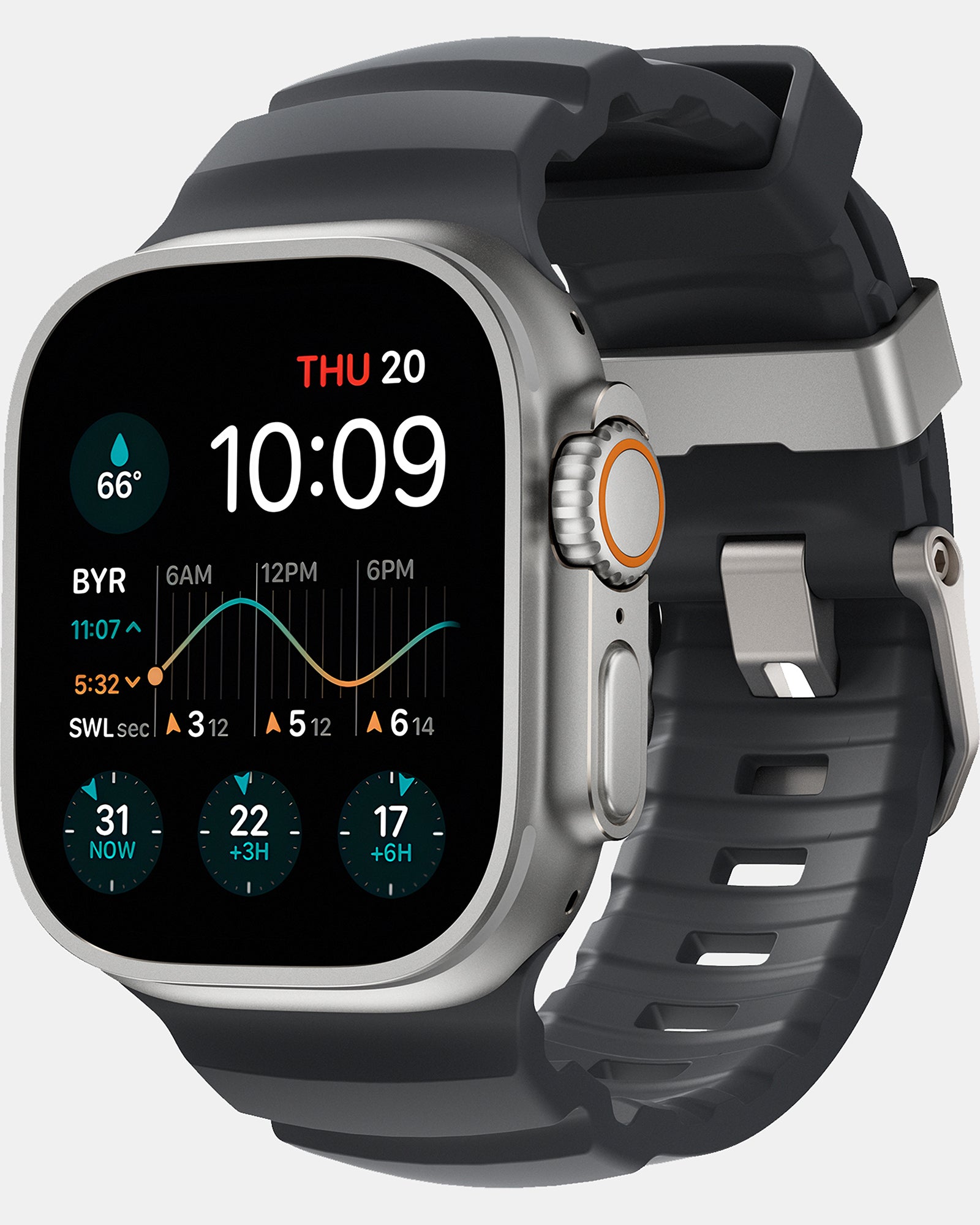 NOMAD Rocky Point Band for Apple Watch (44-46mm/ULT) - Storm