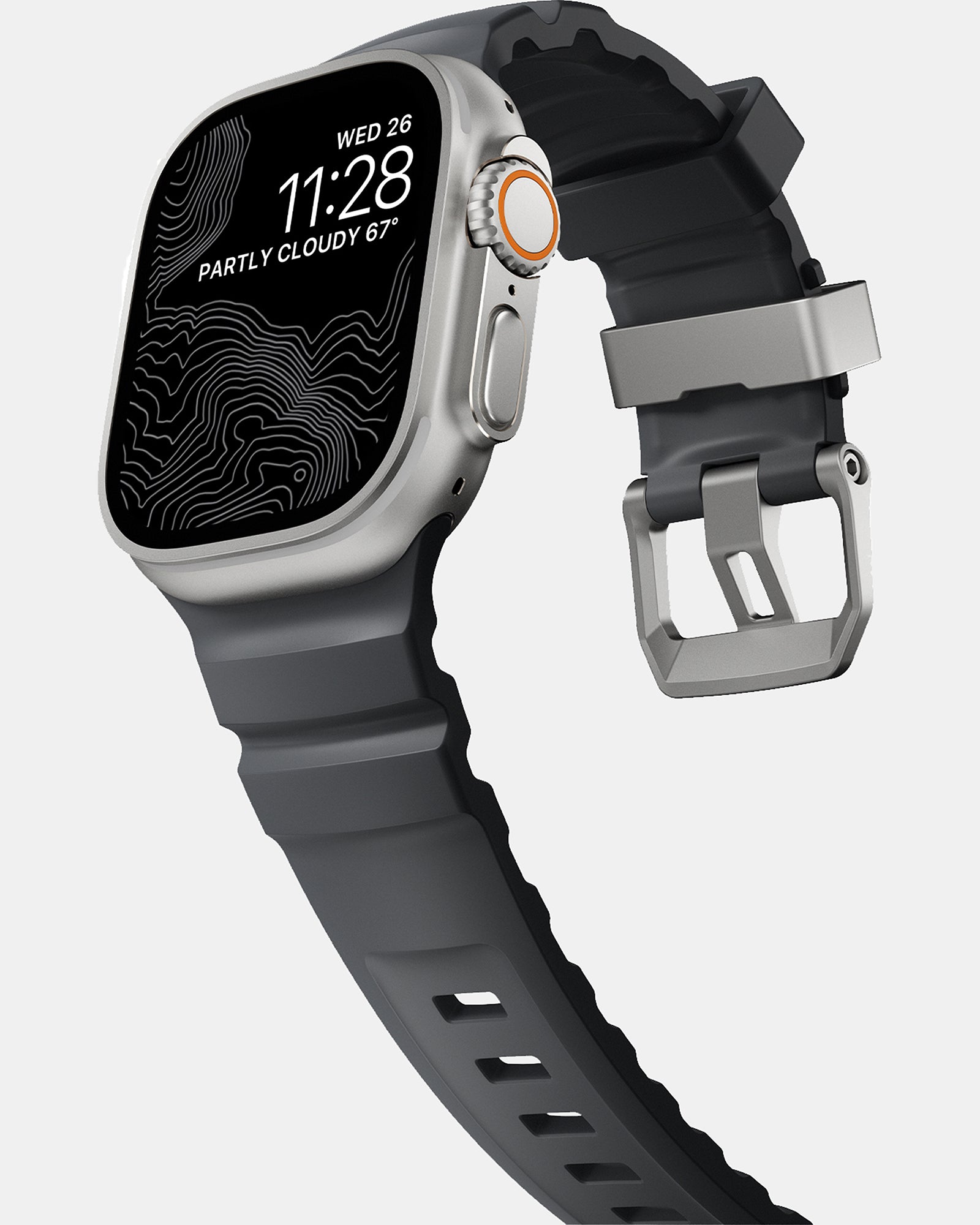 NOMAD Rocky Point Band for Apple Watch (44-46mm/ULT) - Storm