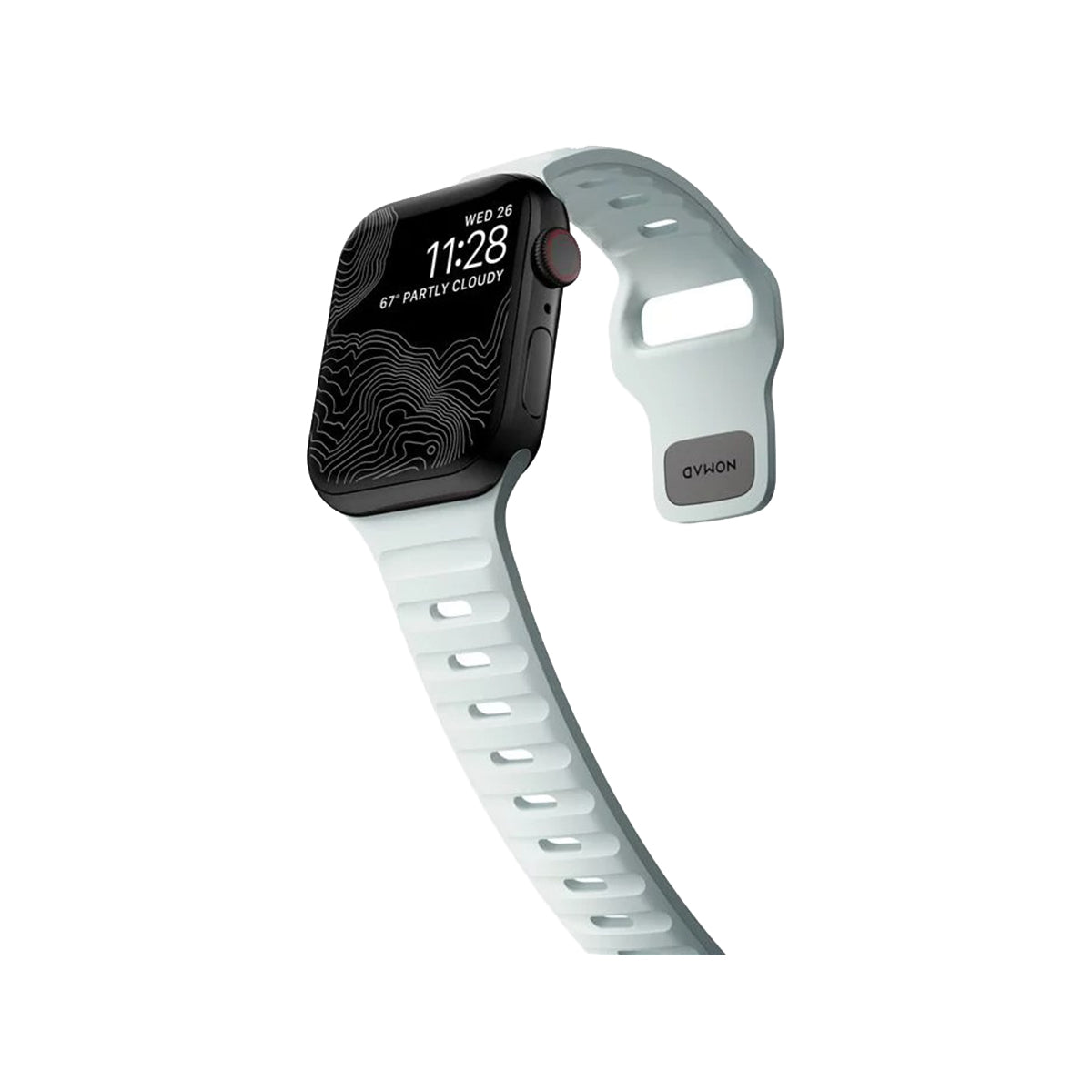 NOMAD Sport Band for Apple Watch (40-42mm) - Icy Blue Glow