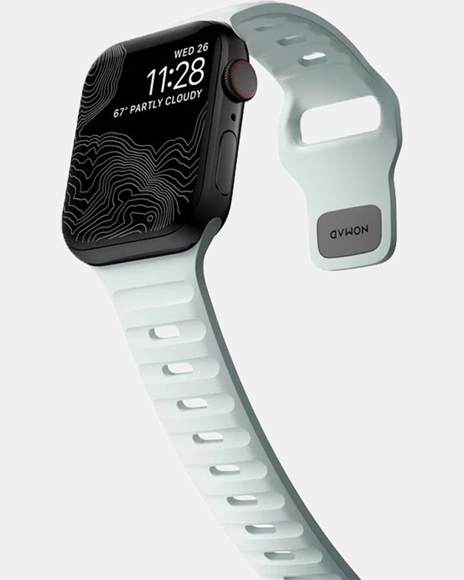 NOMAD Sport Band for Apple Watch (40-42mm) - Icy Blue Glow