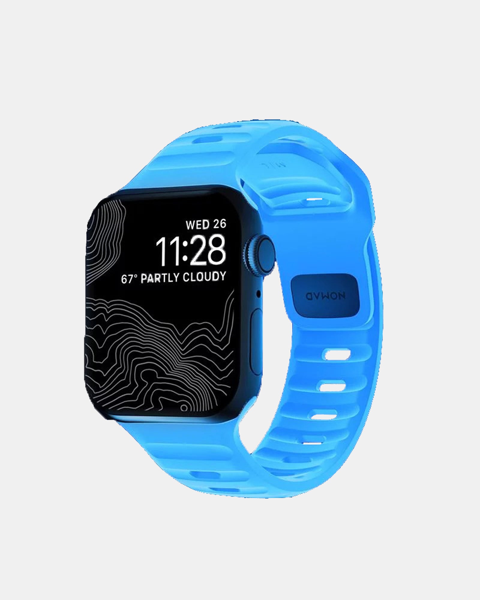 NOMAD Sport Band for Apple Watch (40-42mm) - Icy Blue Glow