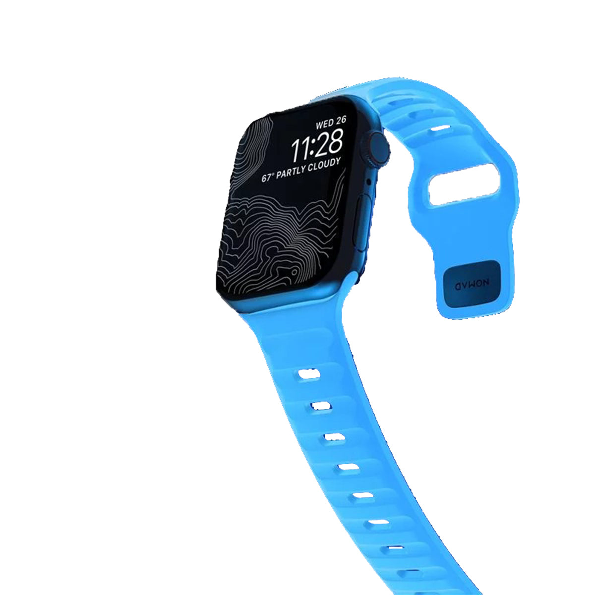 NOMAD Sport Band for Apple Watch (40-42mm) - Icy Blue Glow