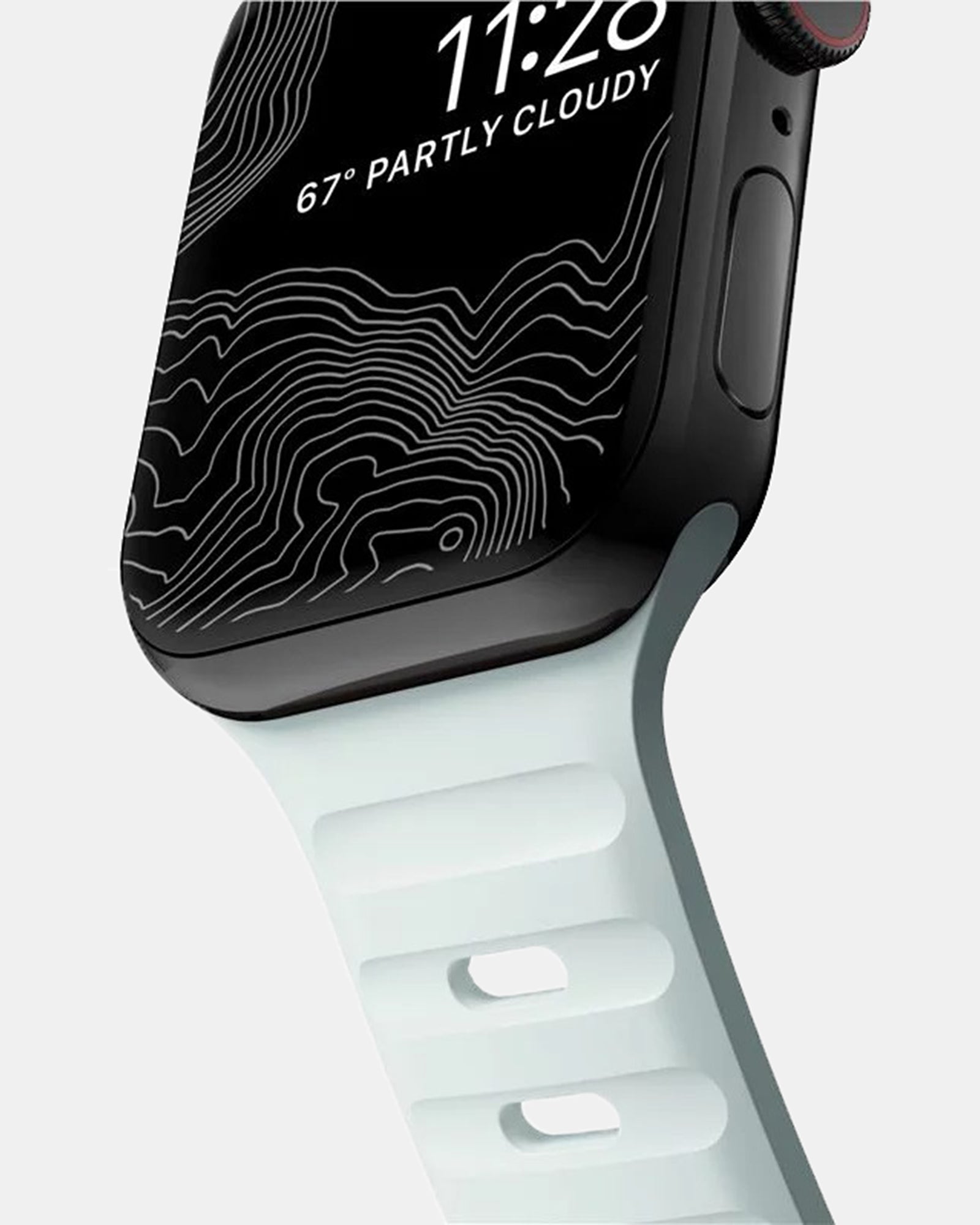 NOMAD Sport Band for Apple Watch (40-42mm) - Icy Blue Glow