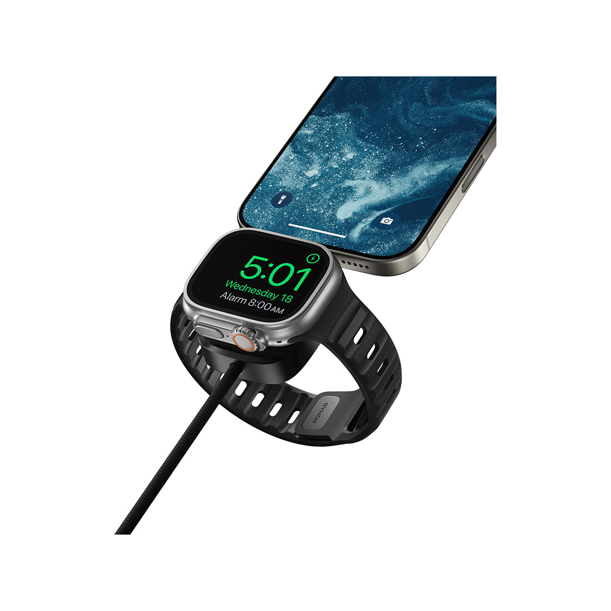 NOMAD Universal Cable for Apple Watch - 1.5m - Carbide