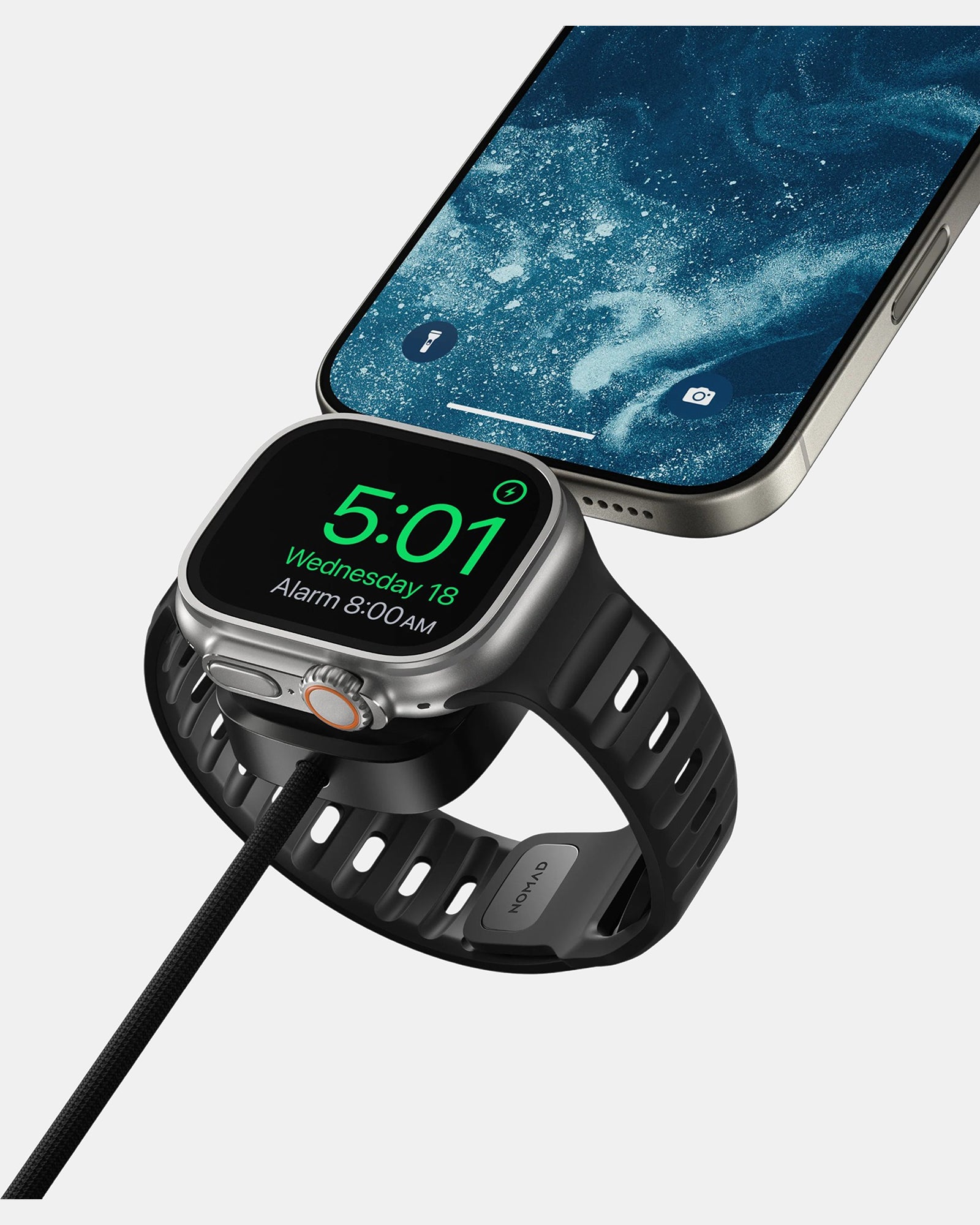 NOMAD Universal Cable for Apple Watch - 1.5m - Carbide