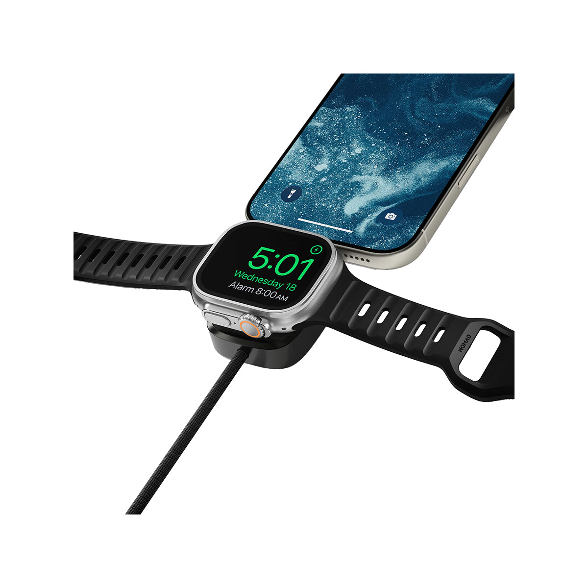 NOMAD Universal Cable for Apple Watch - 1.5m - Carbide