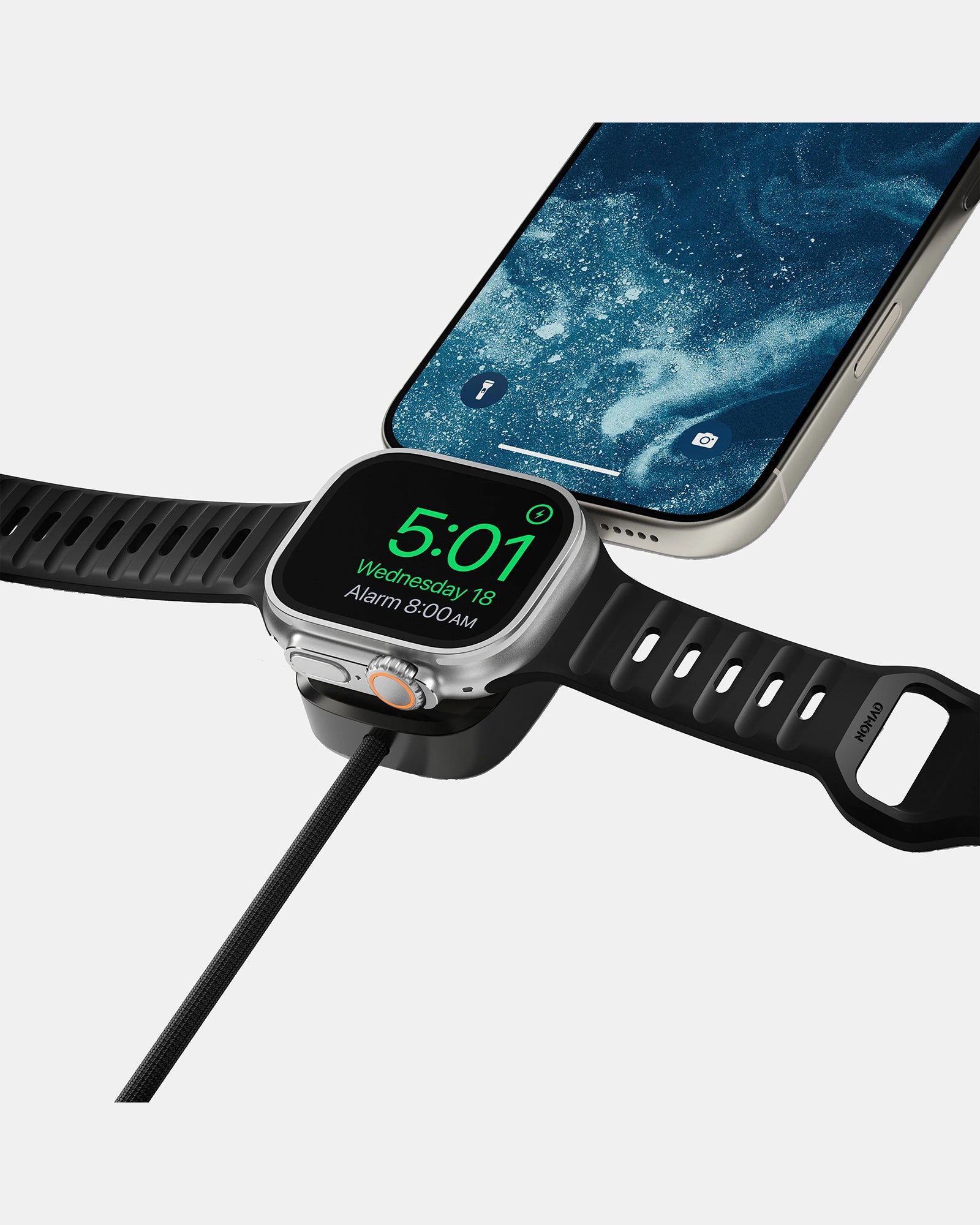 NOMAD Universal Cable for Apple Watch - 1.5m - Carbide