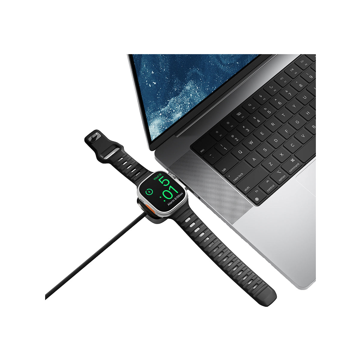 NOMAD Universal Cable for Apple Watch - 1.5m - Carbide