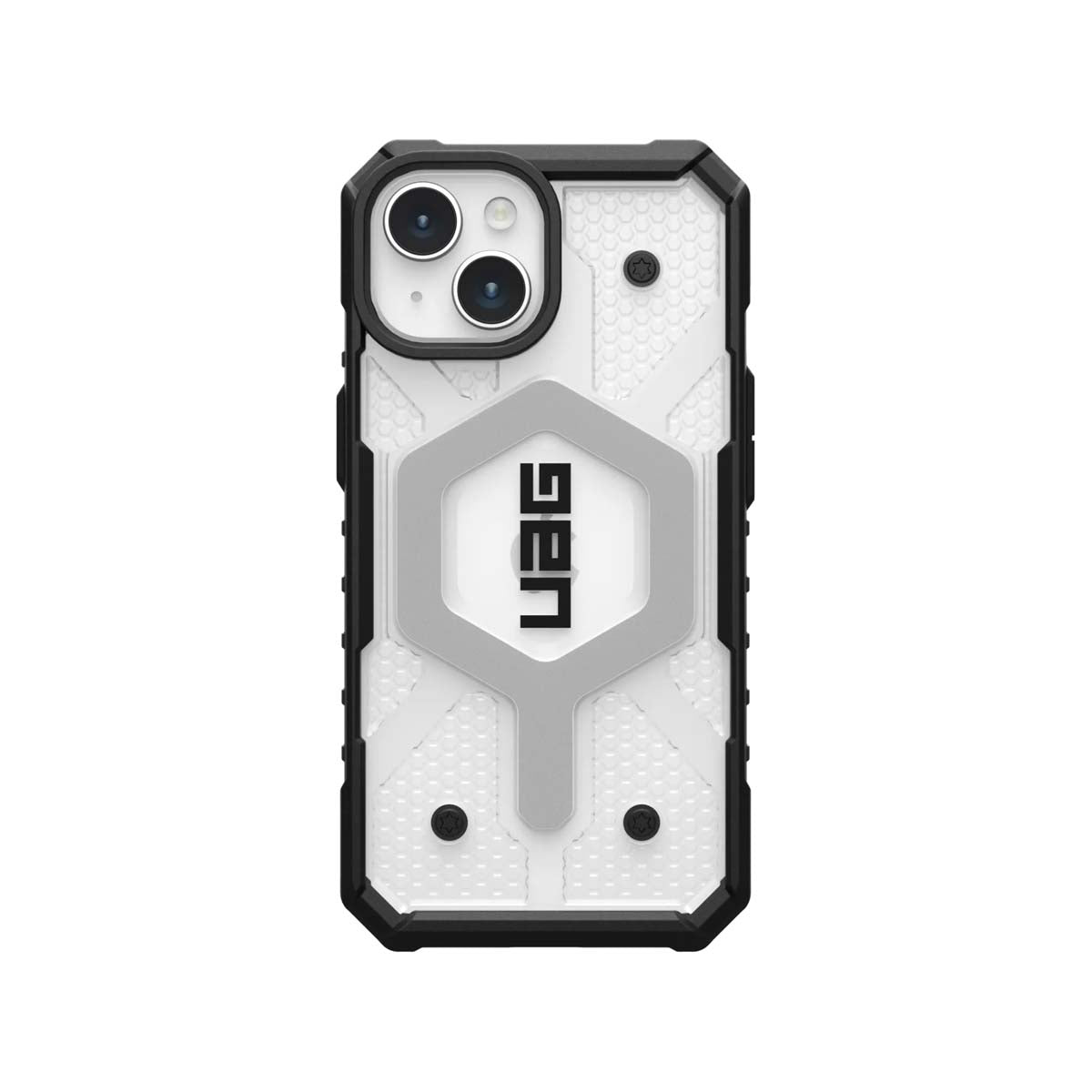 UAG Pathfinder Clear Magsafe Phone Case for iPhone 15 - Ice