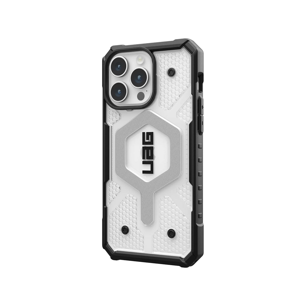 UAG Pathfinder Clear Magsafe Phone Case for iPhone 15 Pro - Ice
