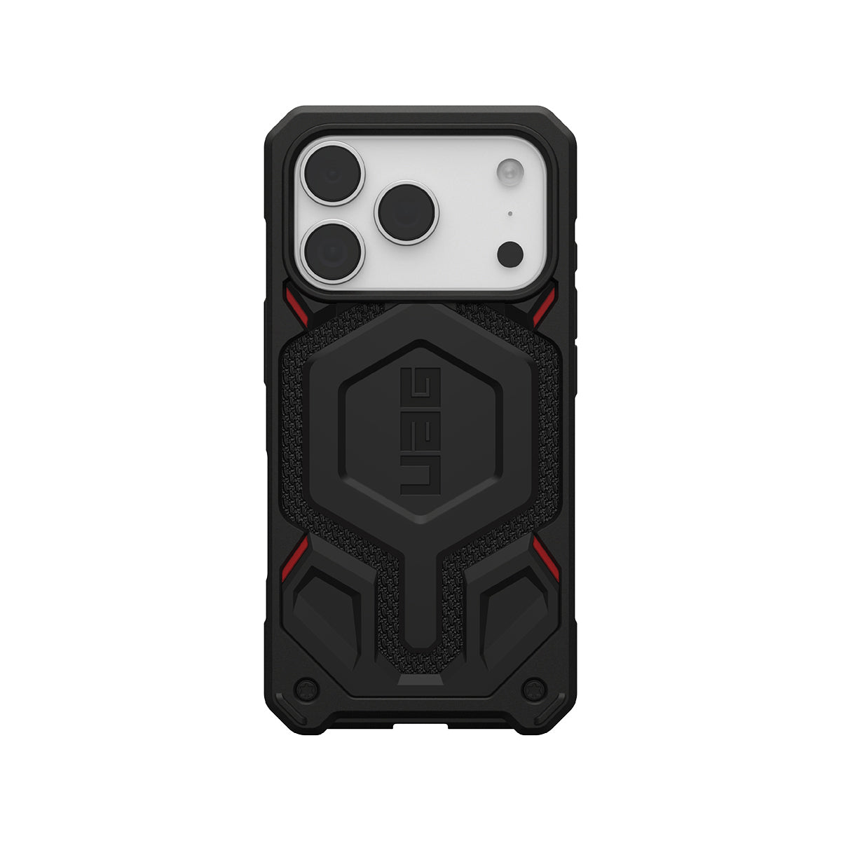 UAG Monarch Pro Rugged Phone Case iPhone 17 Pro - Kevlar Black