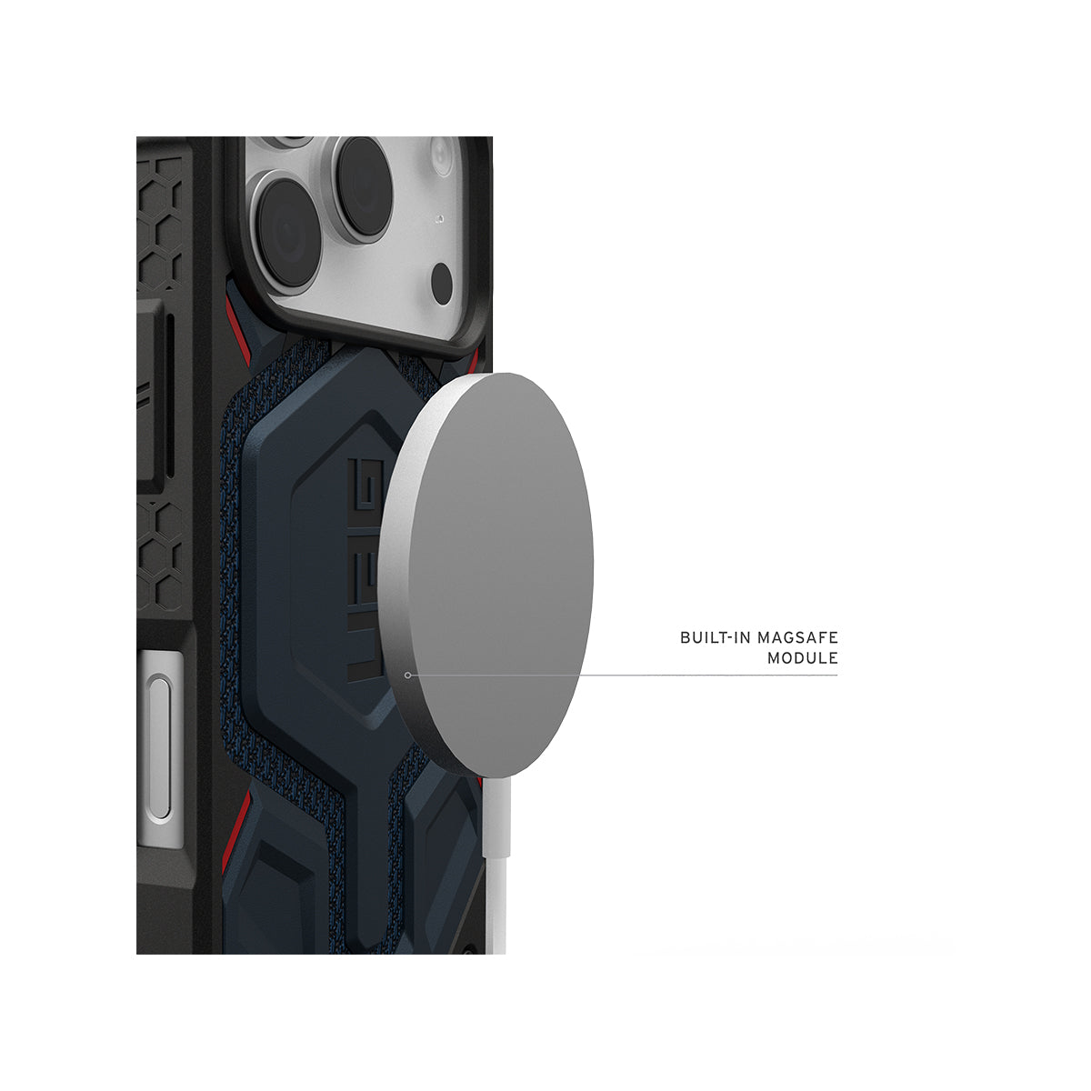 UAG Monarch Pro Rugged Phone Case iPhone 17 Pro - Kevlar Mallard