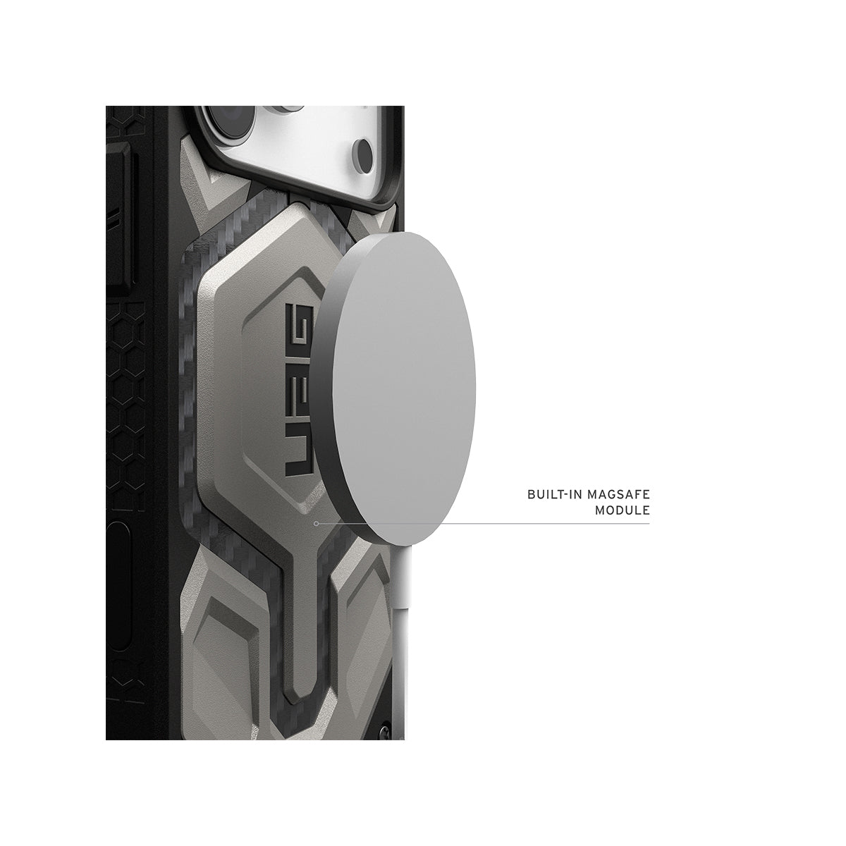 UAG Monarch Pro Rugged Phone Case iPhone 17 Pro Max - Titanium