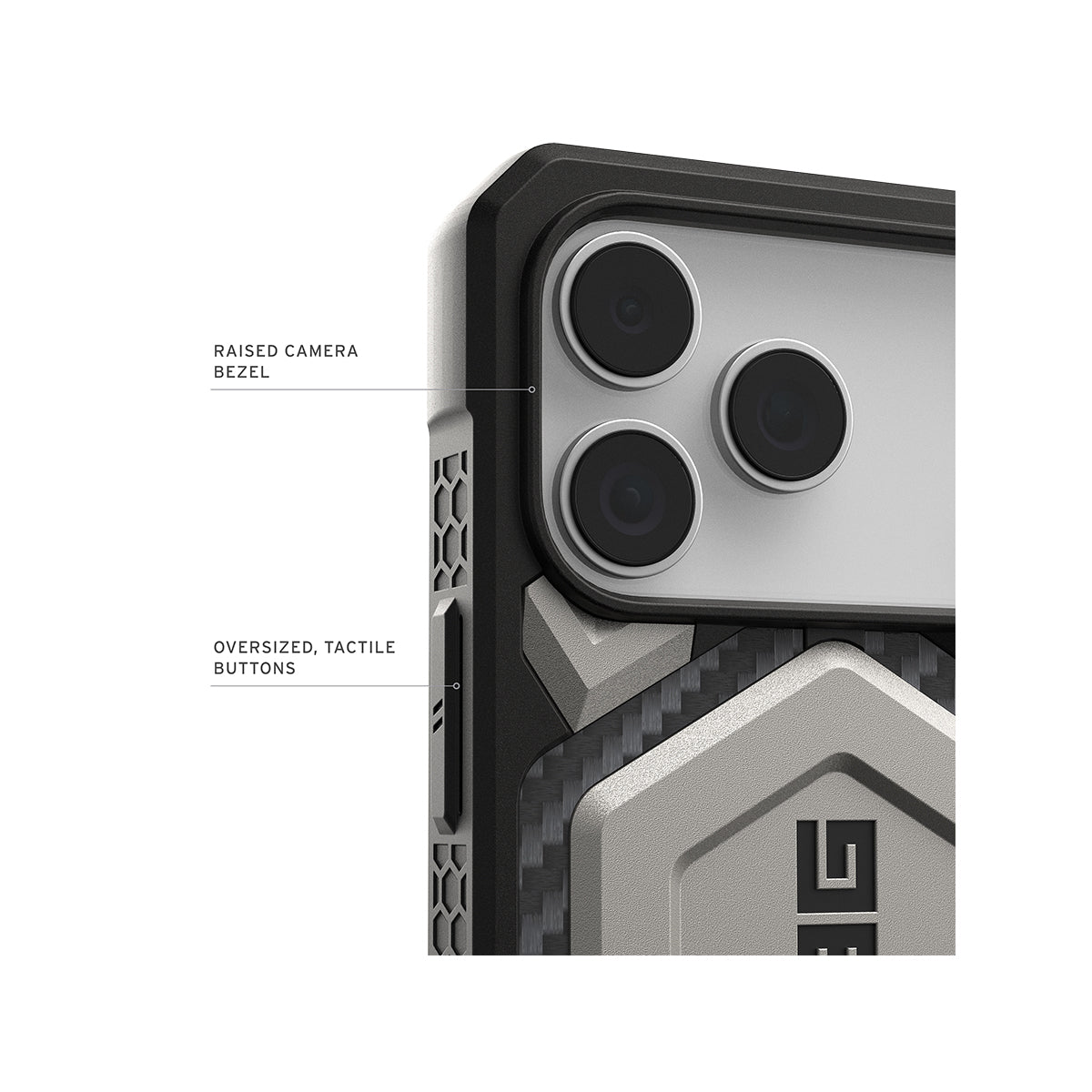 UAG Monarch Pro Rugged Phone Case iPhone 17 Pro Max - Titanium