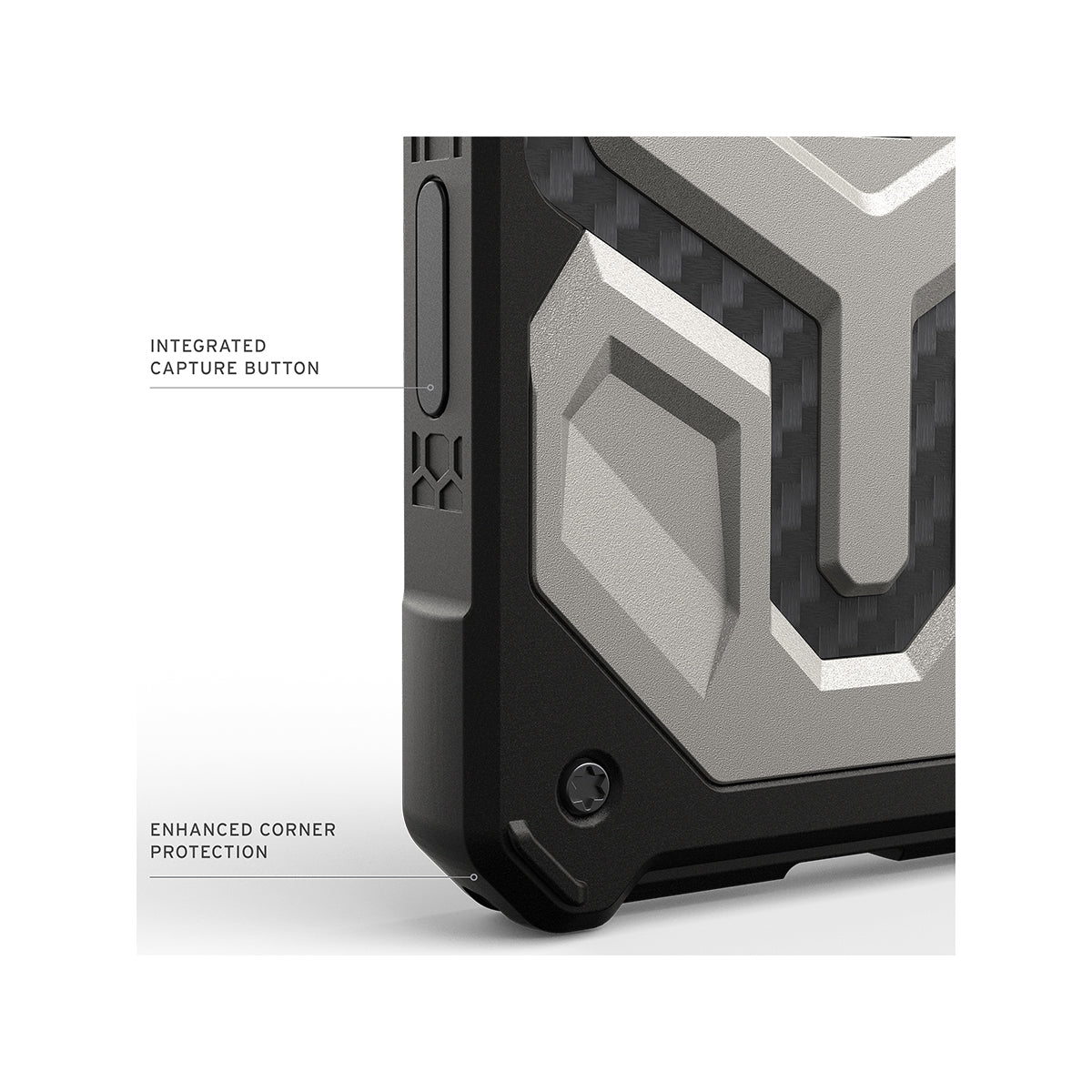 UAG Monarch Pro Rugged Phone Case iPhone 17 Pro Max - Titanium