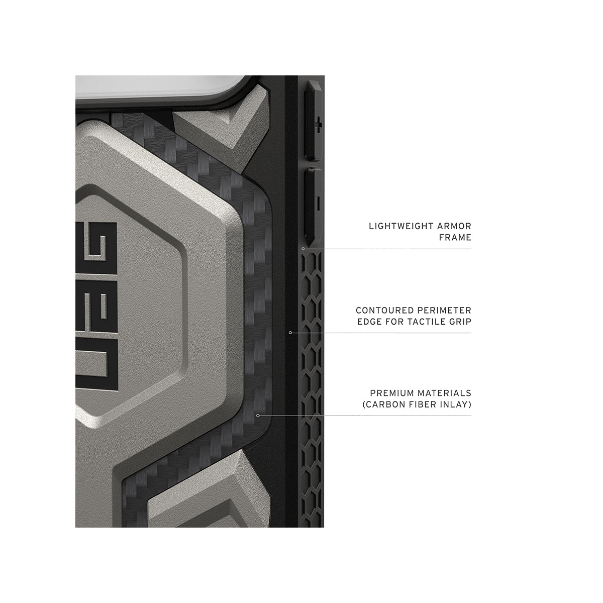 UAG Monarch Pro Rugged Phone Case iPhone 17 Pro Max - Titanium