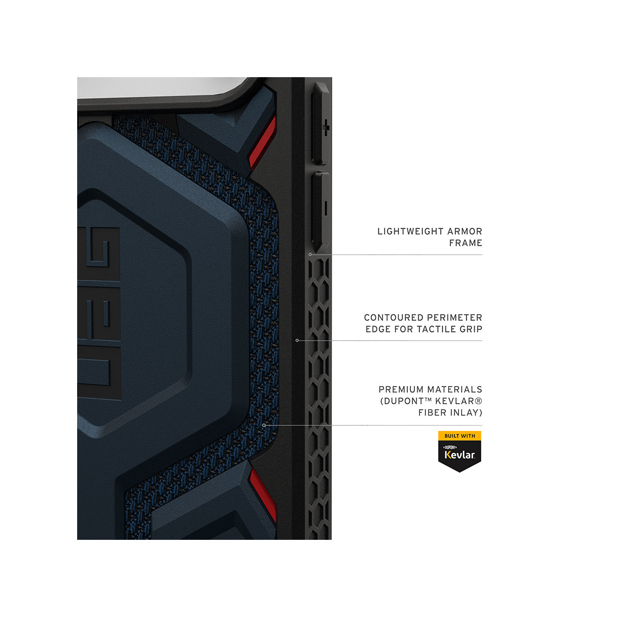 UAG Monarch Pro Rugged Phone Case iPhone 17 Pro Max - Kevlar Mallard