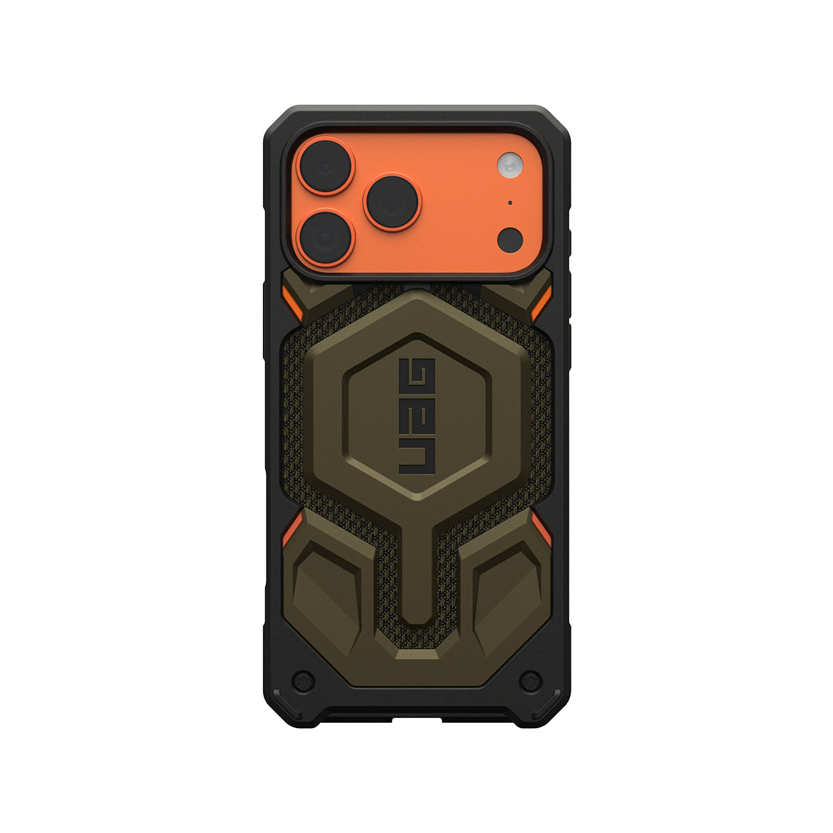 UAG Monarch Pro Rugged Phone Case iPhone 17 Pro Max - Kevlar Element Green