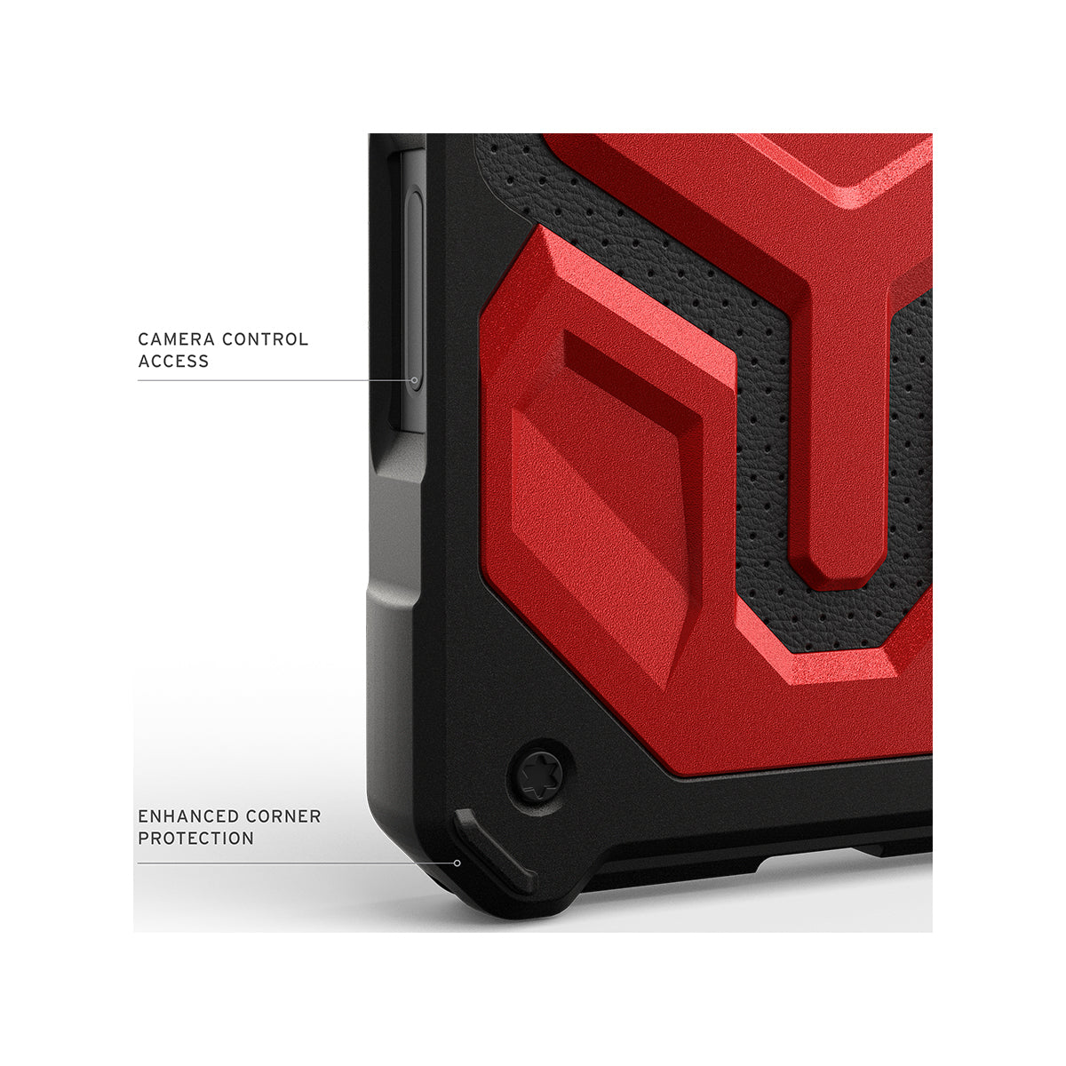 UAG Monarch Pro Rugged Phone Case iPhone 17 Pro Max - Crimson