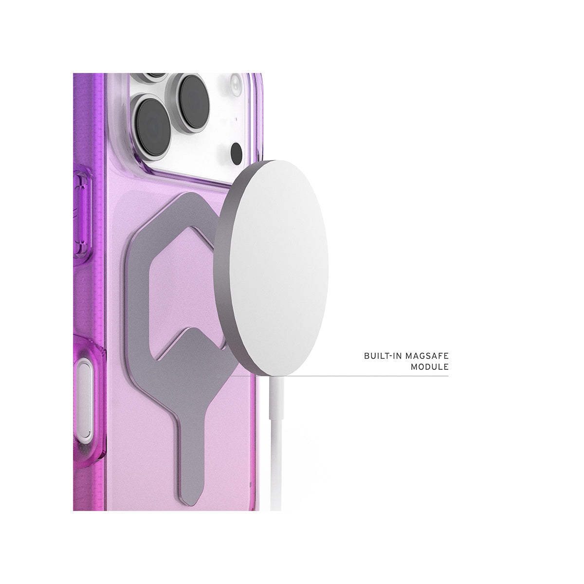 UAG Plyo Magsafe Case iPhone 17 Pro Max - Purple/Pink Ombre