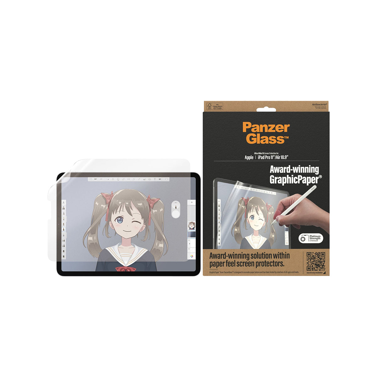 PanzerGlass Graphic Paper Screen Protector for iPad Pro 11 Gen 5 2024