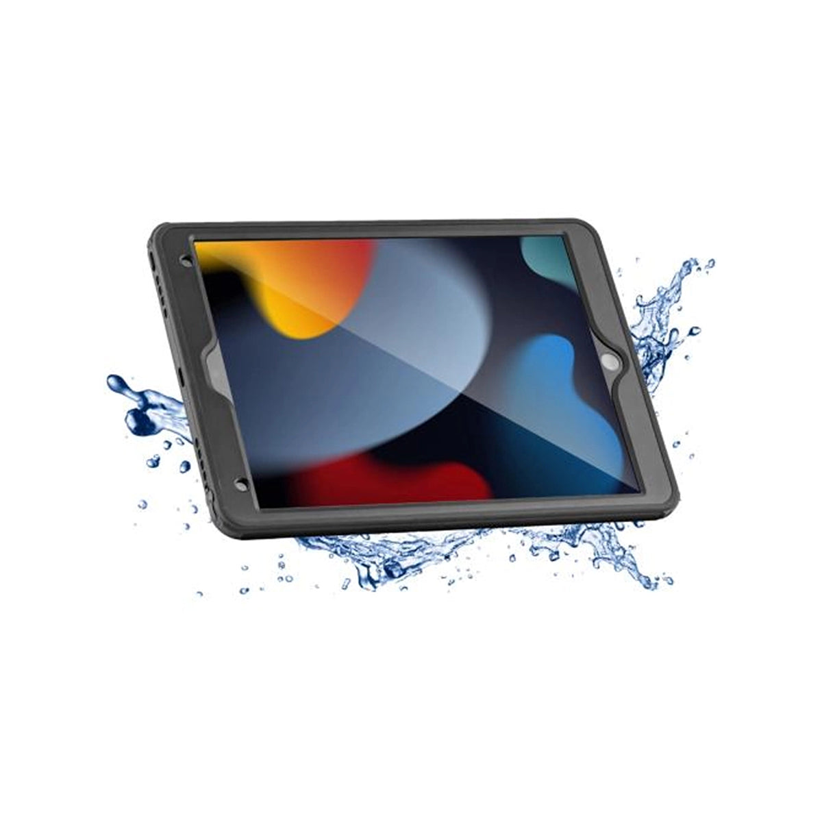 3sixT Weather All One Case for iPad 10.2 Gen 7/8/9 - Clear/Black