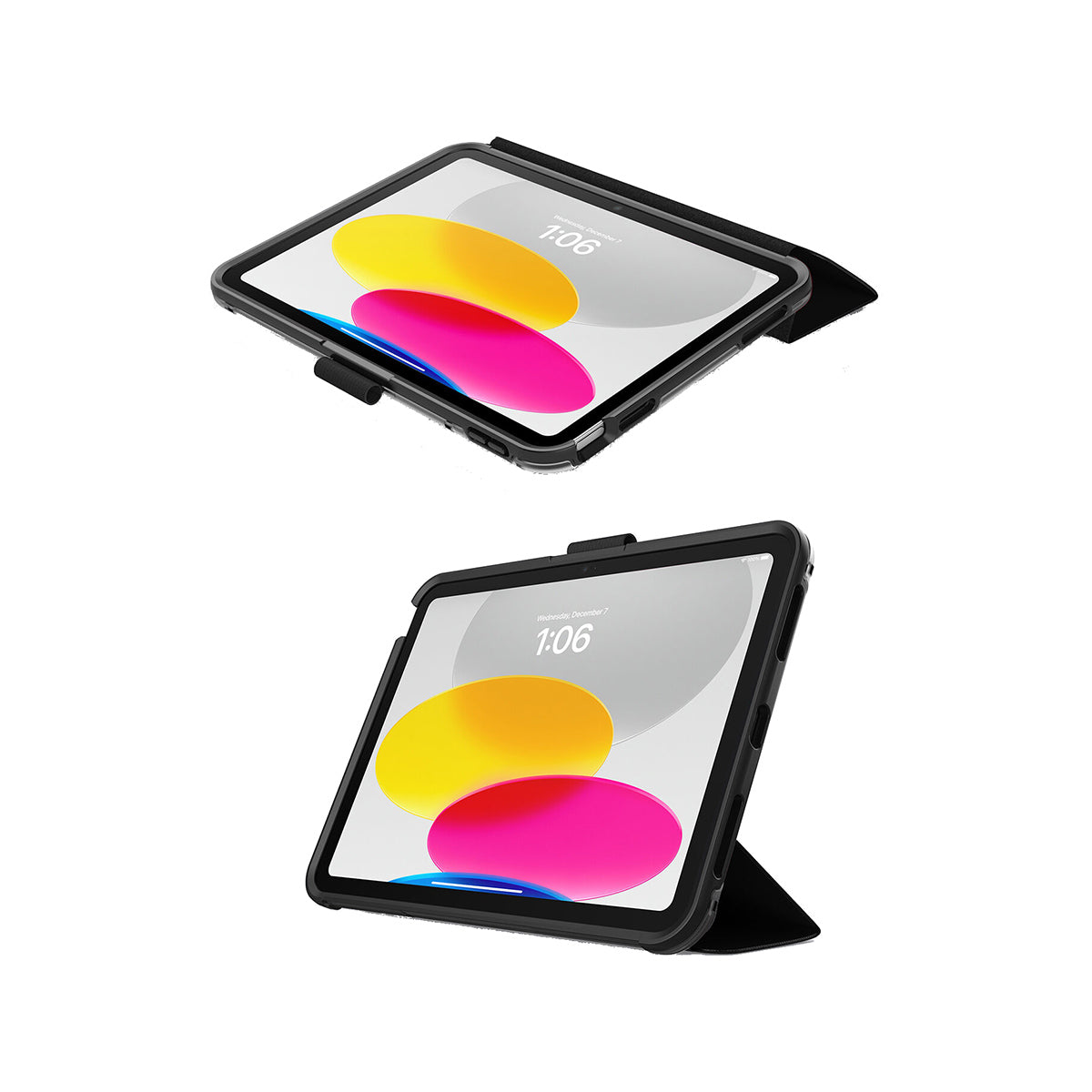 OtterBox Symmetry Folio Tablet Case for iPad 10.9 Gen 10 - Black/Blue