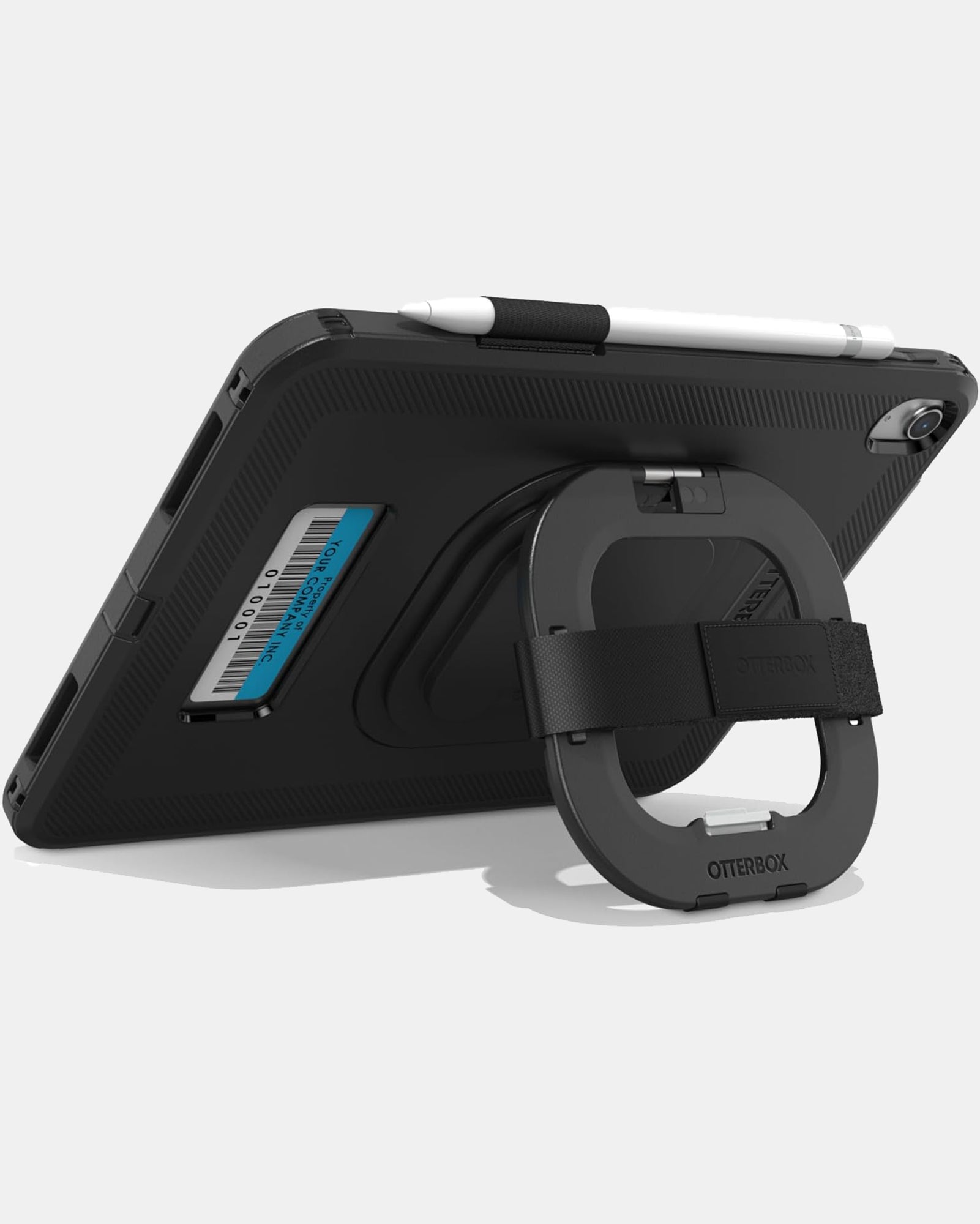 OtterBox Defender Strap/Stand for iPad 10.9/11 Gen 10/A16 (B2B) - Black