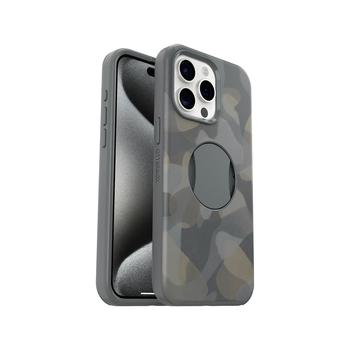 OtterBox OTTERGRIP Phone Case For - iPhone 15 Pro Max  - Iron Camo