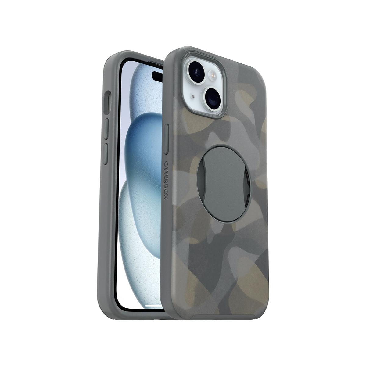 OtterBox OTTERGRIP Phone Case For - iPhone 15  - Iron Camo