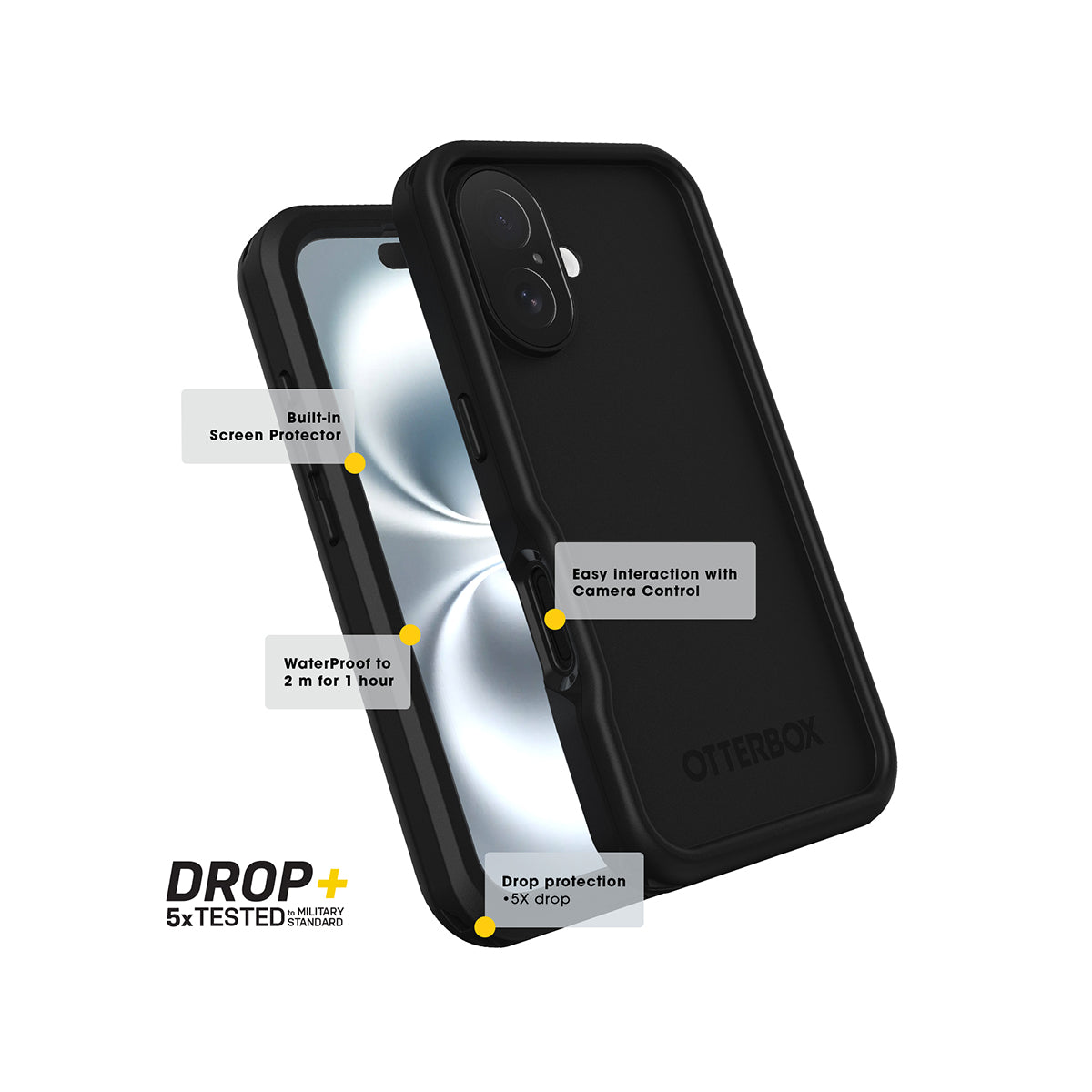 OtterBox Fre MagSafe Phone Case for iPhone 16 - Purple