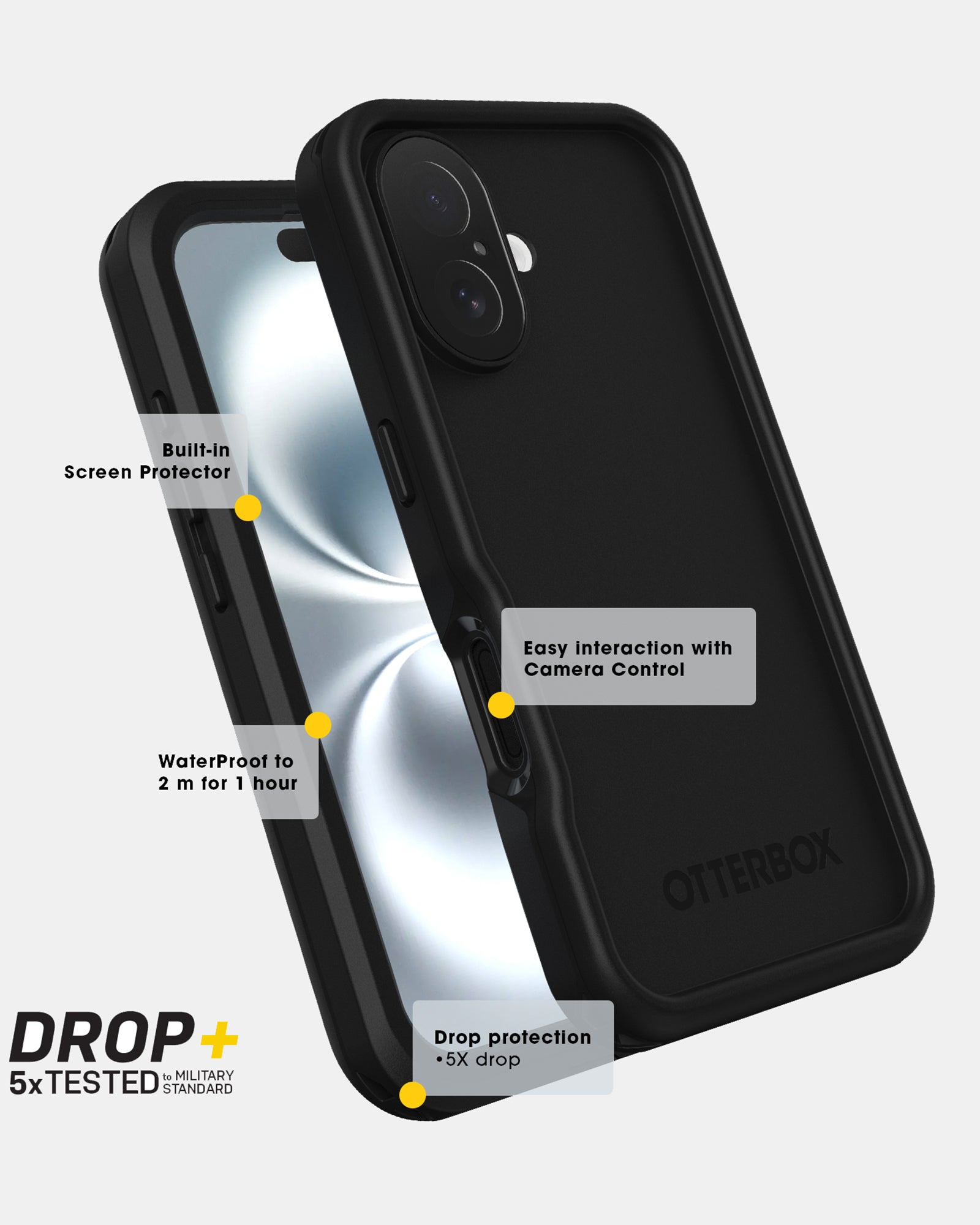 OtterBox Fre MagSafe Phone Case for iPhone 16 - Purple