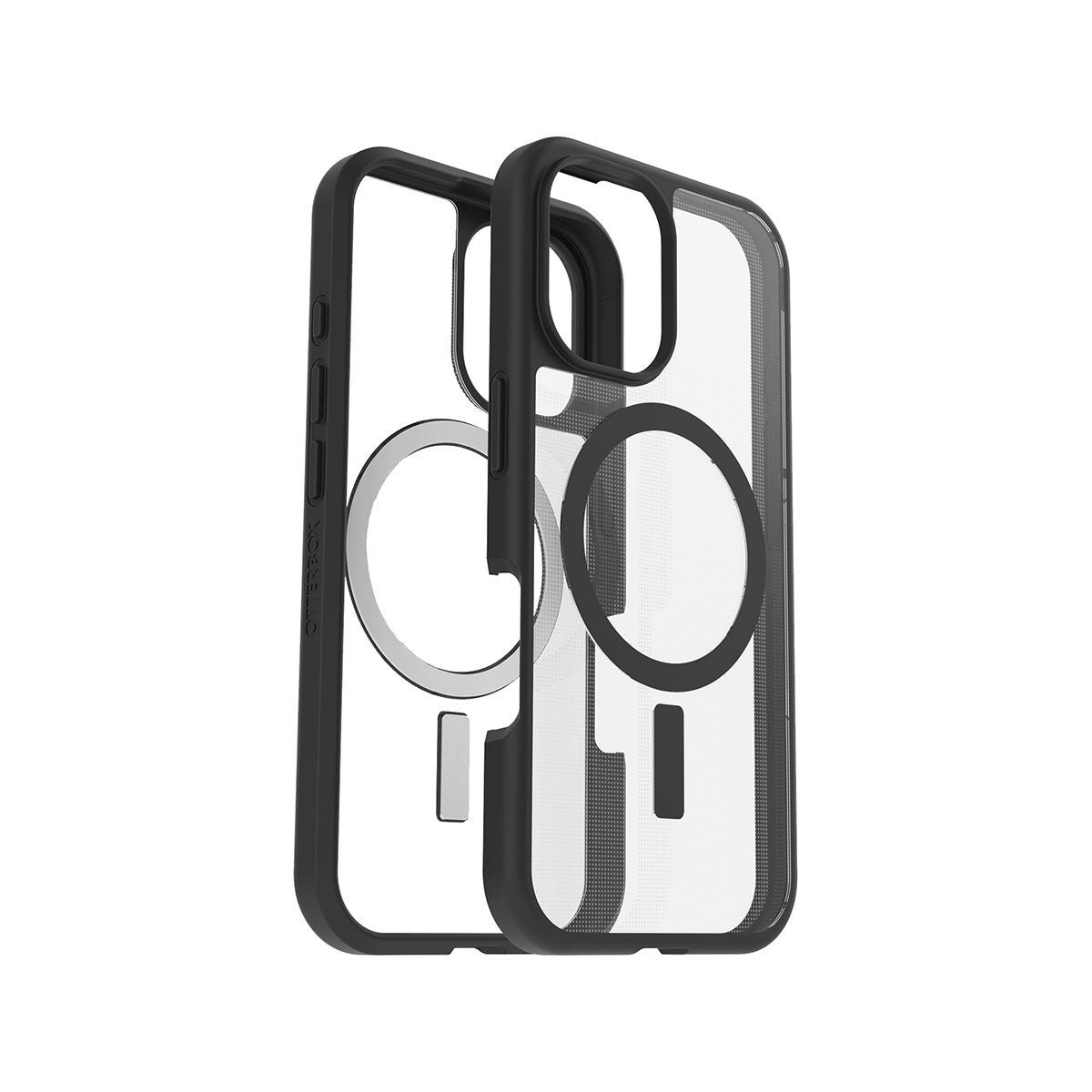 OtterBox React MagSafe Compatible Phone Case for iPhone 16 - Black Crystal