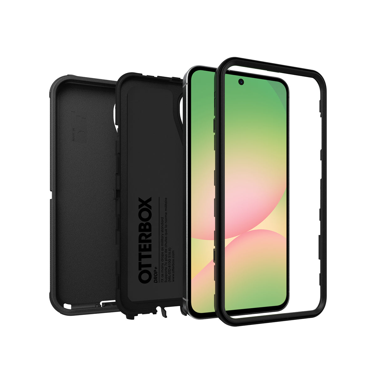 OtterBox Defender Phone Case for Samsung A56 - Black