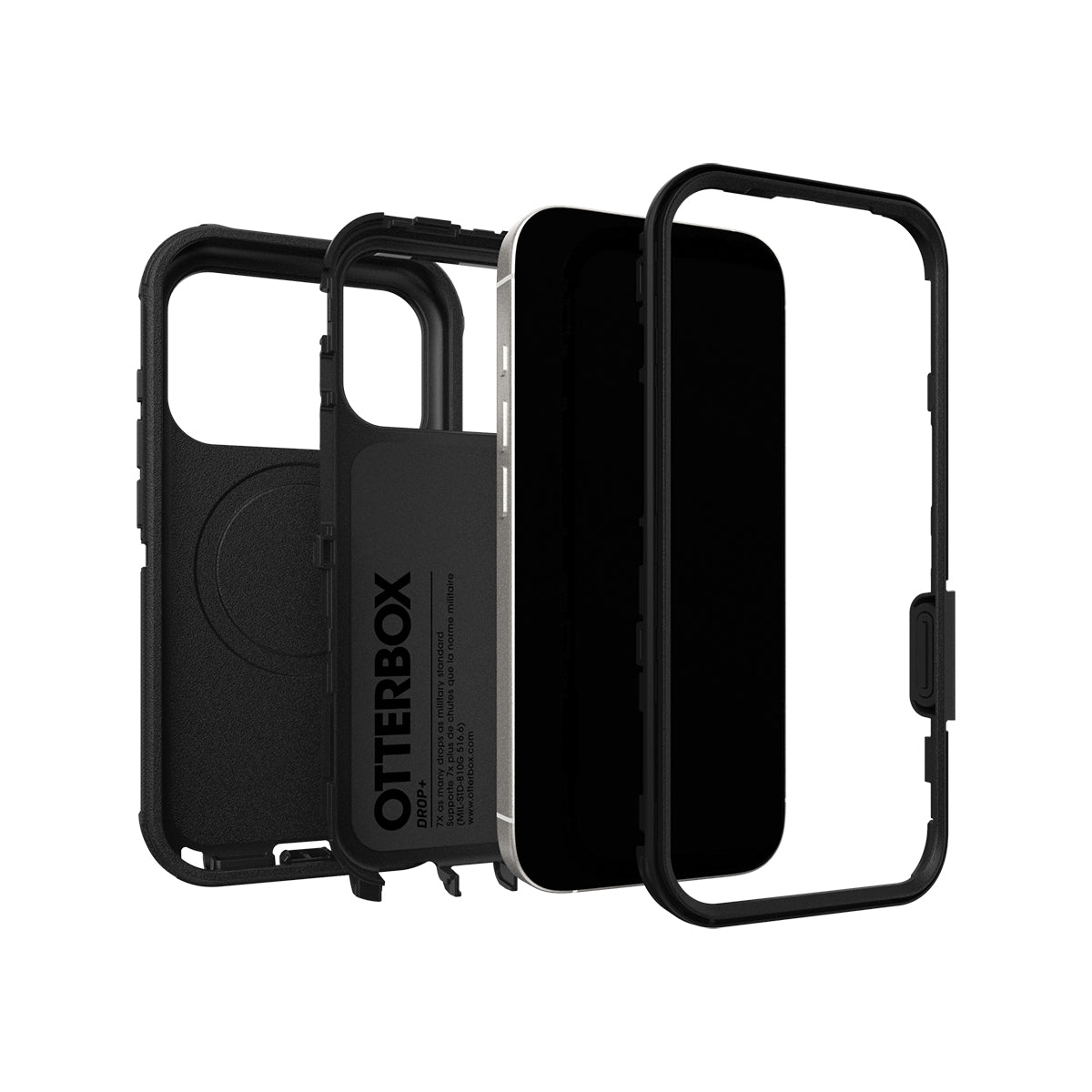 OtterBox Defender Pro Magsafe Case Camera Button iPhone 17 Pro - Black
