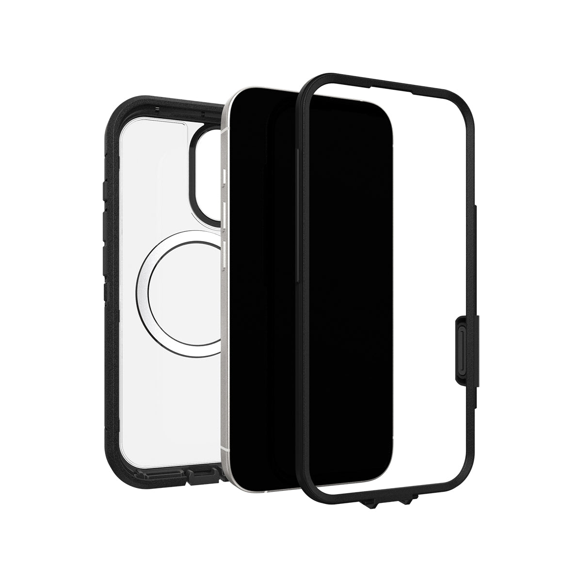 OtterBox Defender Pro XT Clear Camera Button iPhone 17 - Dark Side