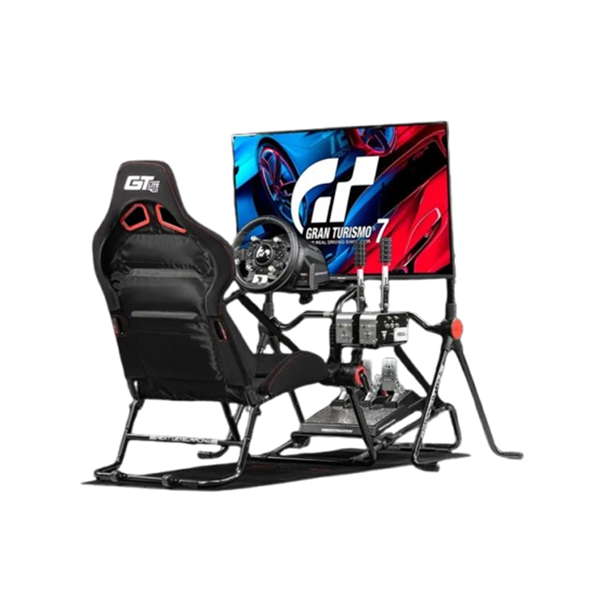 Next Level Racing GT Lite Pro Padded Seat and Direct Drive Compatible Racing Cockpit