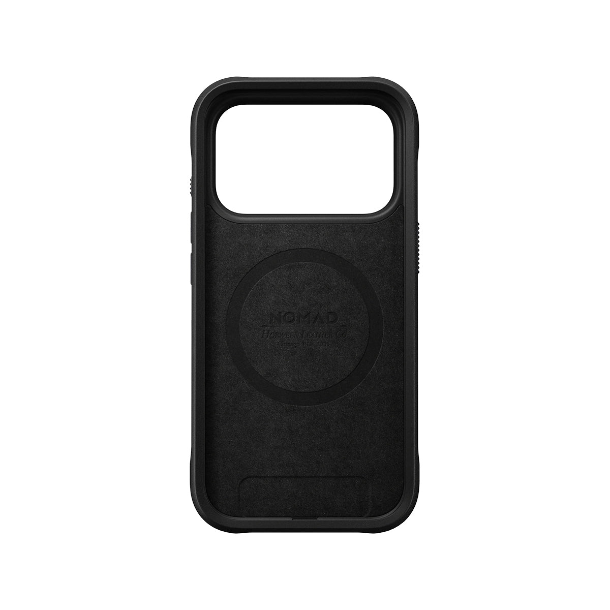 NOMAD Rugged Leather Case iPhone 17 Pro - Black Horween