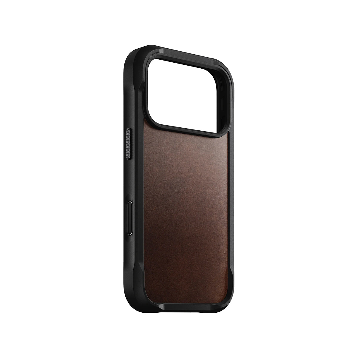 NOMAD Rugged Leather Case iPhone 17 Pro - Rustic Brown Horween