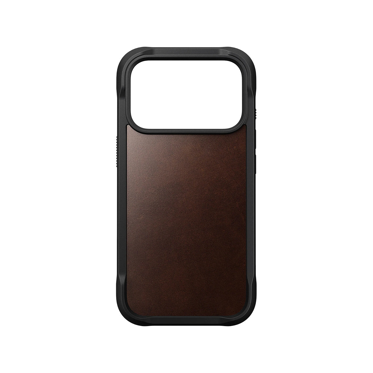 NOMAD Rugged Leather Case iPhone 17 Pro - Rustic Brown Horween