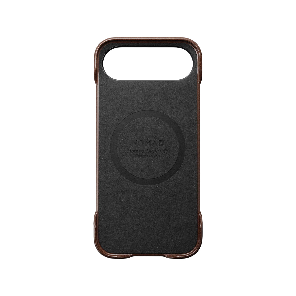 NOMAD Traditional Leather Case iPhone 17 Air - Rustic Brown Horween