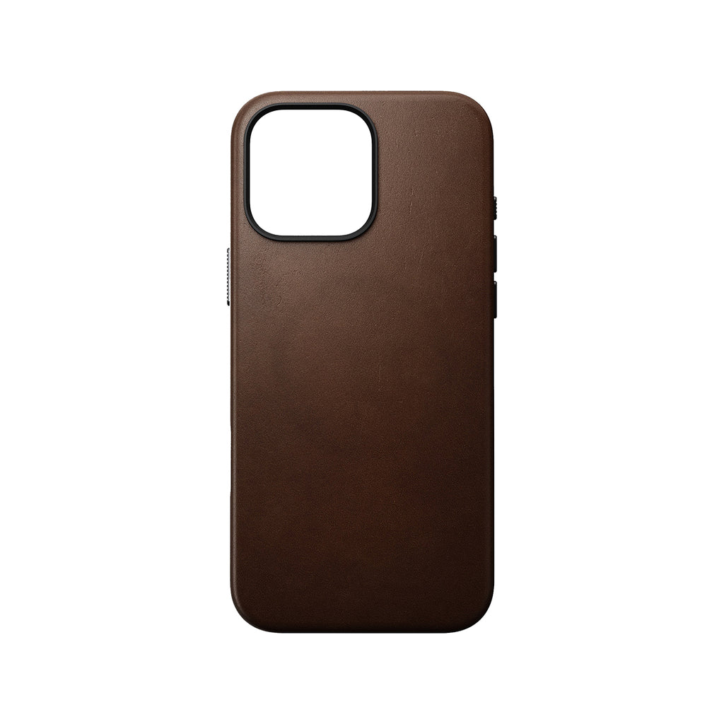Nomad Traditional Leather Case for iPhone 16 Pro Max - Brown