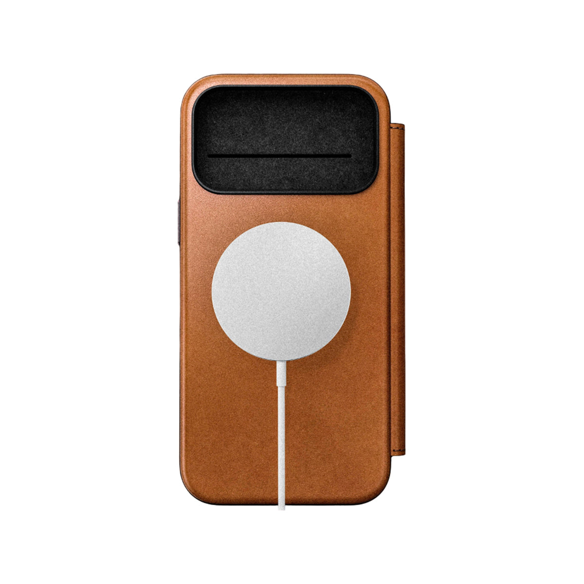 NOMAD Modern Leather Folio iPhone 17 Pro Max - English Tan Ecco